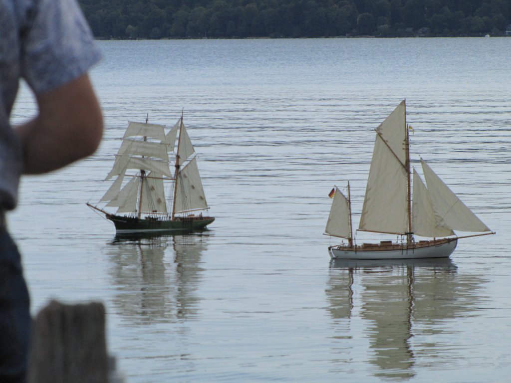 Begegnung auf dem weiten See.